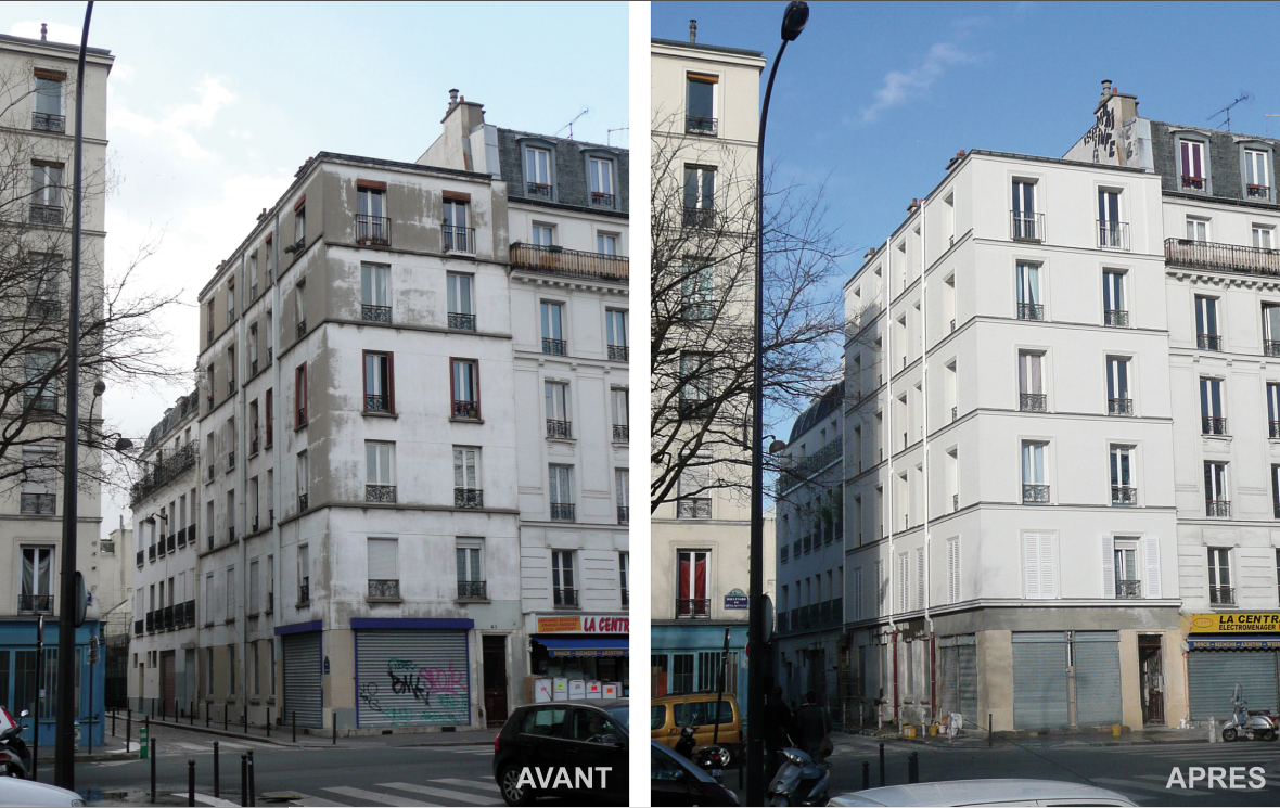 Ravalement de façade – Boulevard Voltaire, Paris 11ᵉ