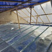 Travaux de couverture en zinc